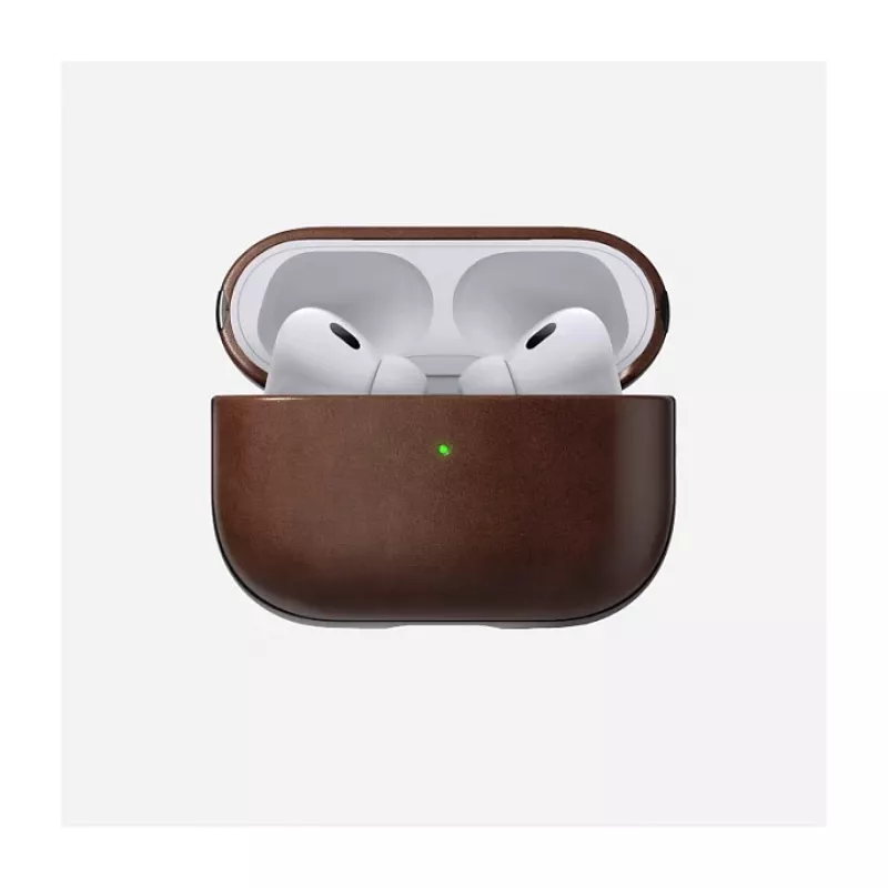 Puzdro Nomad Modern Leather Case — koža, mikrovlákno, polykarbonát, hnedé