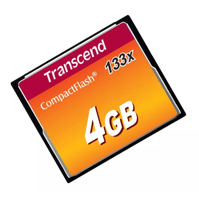 Flash pamäť Transcend 4GB CompactFlash 133x TS4GCF133