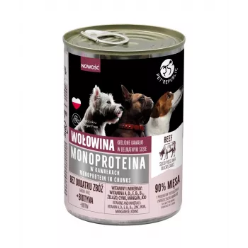 Mokré krmivo pre psov PetRepublic PET REPUBLIC monoprotein hovädzie 400 g
