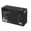 Zapečatená olovená (VRLA) AGM batéria Green Cell 6V 12Ah, 94×151×50 mm, 1,65 kg