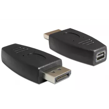 DeLOCK - DisplayPort adaptér - DisplayPort (M) na Mini DisplayPort (W) - čierny