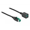 Napájaný USB predlžovací kábel DeLOCK 85980 12 V 1 m