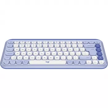 Logitech Klávesnica Logitech POP ICON KEYS OFF White Lilac US