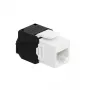 LogiLink NK4066 Keystone modul plochý čierny biely RJ-45