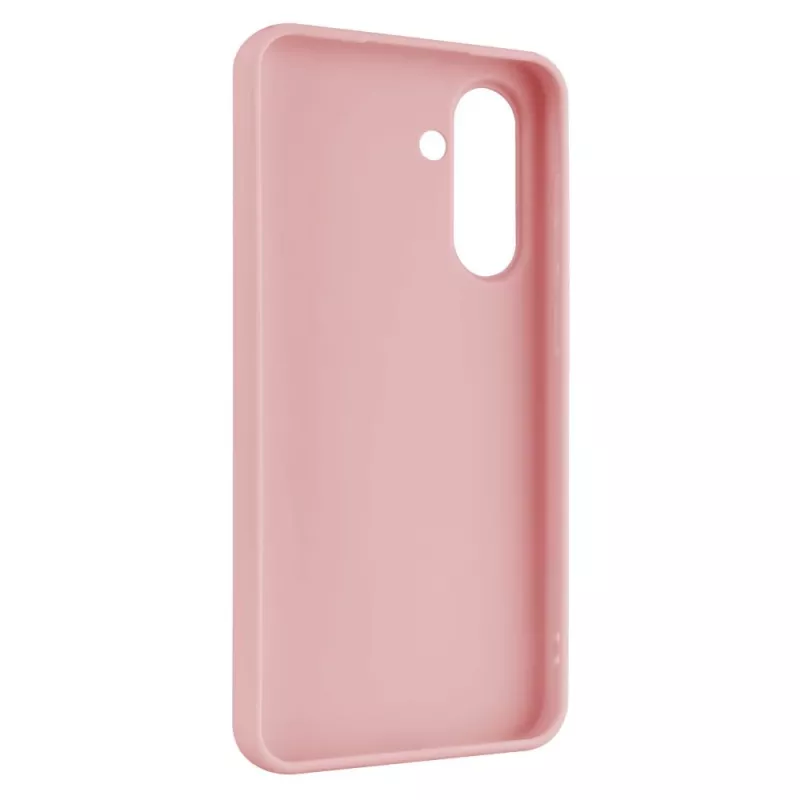 Puzdro na mobil FIXED pre Samsung Galaxy A36 5G — guma, ružová