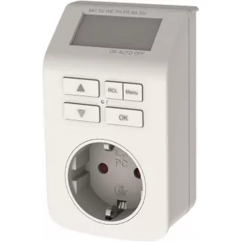 Bachmann digitálny časový spínač - automatický sieťový spínač - AC 230 V - 3680 Watt