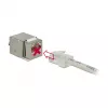 Delock 86404 modul Keystone RJ45 Secure Cat.6 na LSA, biely