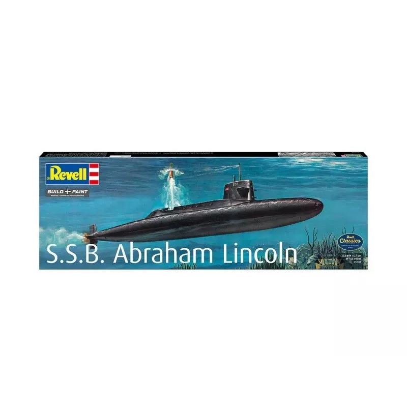 Plastový model lode REVELL S.S.B. Abraham Lincoln mierka 1/253 stavebnica