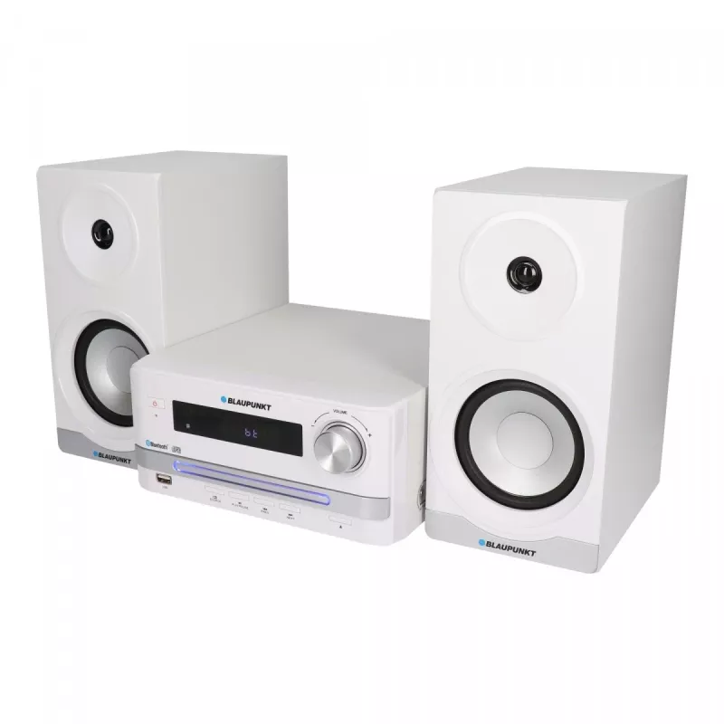 Home audio mikrosystém BLAUPUNKT MS16BT 15 W, CD/USB/MP3, Bluetooth, FM RDS, biela