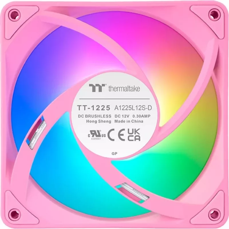 Thermaltake CT120 EX ARGB 120mm ružový 3-balík skriňový ventilátor
