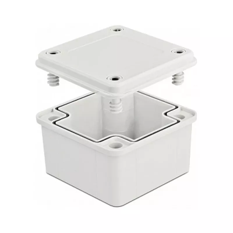 Puzdro DeLOCK inštalačné puzdro IP65 vodotesné 96 x 96 x 60 mm sivé