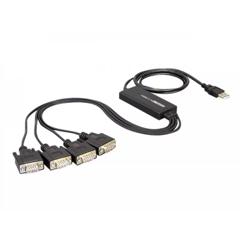 DeLock USB2.0 > 4 x sériový adaptér - sériový adaptér - USB - RS-232 x 4 (61887)