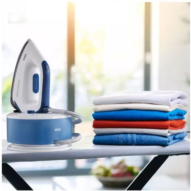 Braun CareStyle Compact IS 2143 BL 2400 W 1,5 L EloxalPlus žehliaca plocha modrá, biela