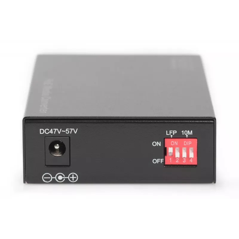 Digitus Gigabit PoE mediálny konvertor, RJ45 / SC, MM, PSE