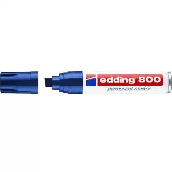 Permanentný marker Edding 800 kužeľový hrot modrý