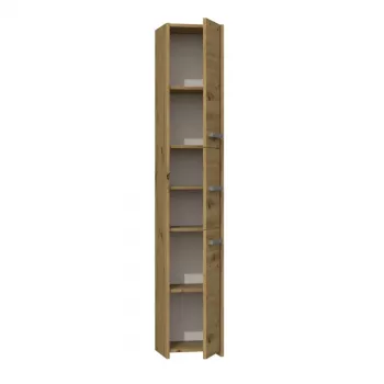 Topeshop S33 ARTISAN kúpeľňová úložná skrinka dub