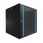 Nástenný rozvádzač Extralink Rackmount rozvádzač 12U 600x600 čierny