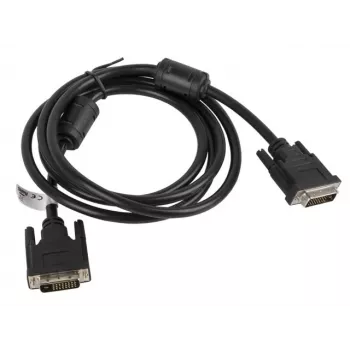 DVI kábel Lanberg CA-DVID-10CC-0018-BK 1,8 m čierny