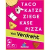 Taco Cat Goat Cheese Pizza: Voll verdreht, kartová hra