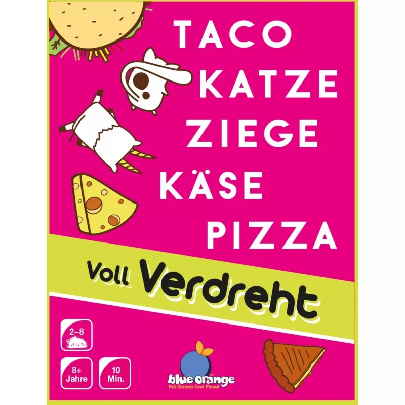 Taco Cat Goat Cheese Pizza: Voll verdreht, kartová hra