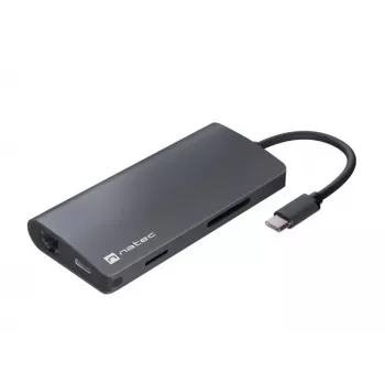 Dokovacia stanica NATEC NMP-2162 USB 3.2 Gen 1 Type-C sivá káblová