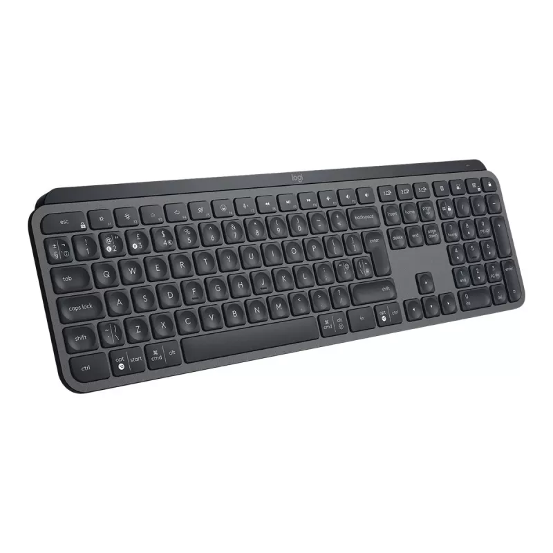 Logitech MX Keys for Business - klávesnica - podsvietená - bezdrôtová - Bluetooth, 2,4 GHz - QWERTY - GB - grafitová (920-010250)