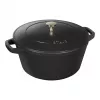 Staub La Cocotte 4,2 L okrúhly liatinový hrniec na dusenie