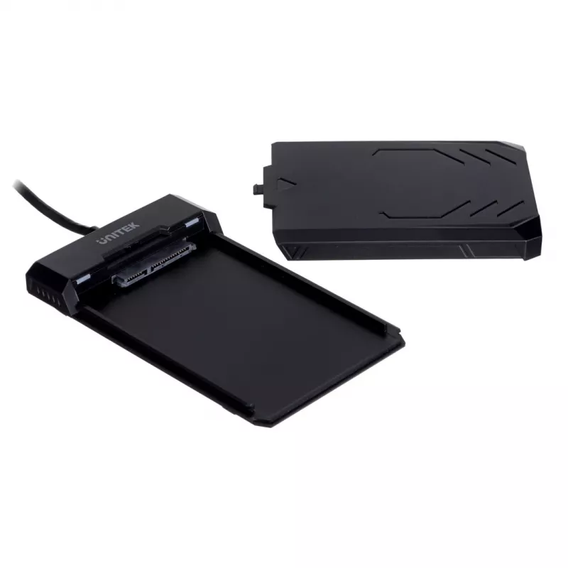 Unitek Y-3036 externý box na HDD/SSD, 2,5″ SATA III 6G, USB 3.0, UASP, čierny