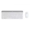 Logitech Slim Wireless Combo MK470 - sada klávesnica-myš - bezdrôtová - 2,4 GHz - španielska - Off-White (920-009199)