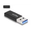 DeLOCK 60001 adaptér USB A USB C čierny