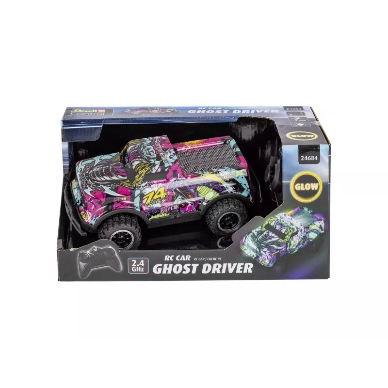 RC auto Ghost Driver - fialová
