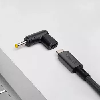 Nabíjací adaptér Akyga AK-ND-C04 USB-C na DC 4,0 x 1,7 mm pre notebooky, 18,5-20 V, 100 W, pre Lenovo