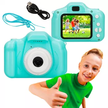 Extralink detská kamera H20 modrá, 1080p 30fps, 2.0 palcový displej