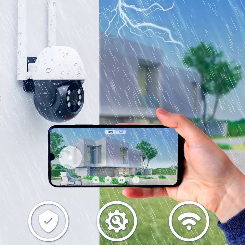 Extralink Perun outdoorová bezpečnostná kamera EOC-268 | IP kamera | 1296p, PTZ