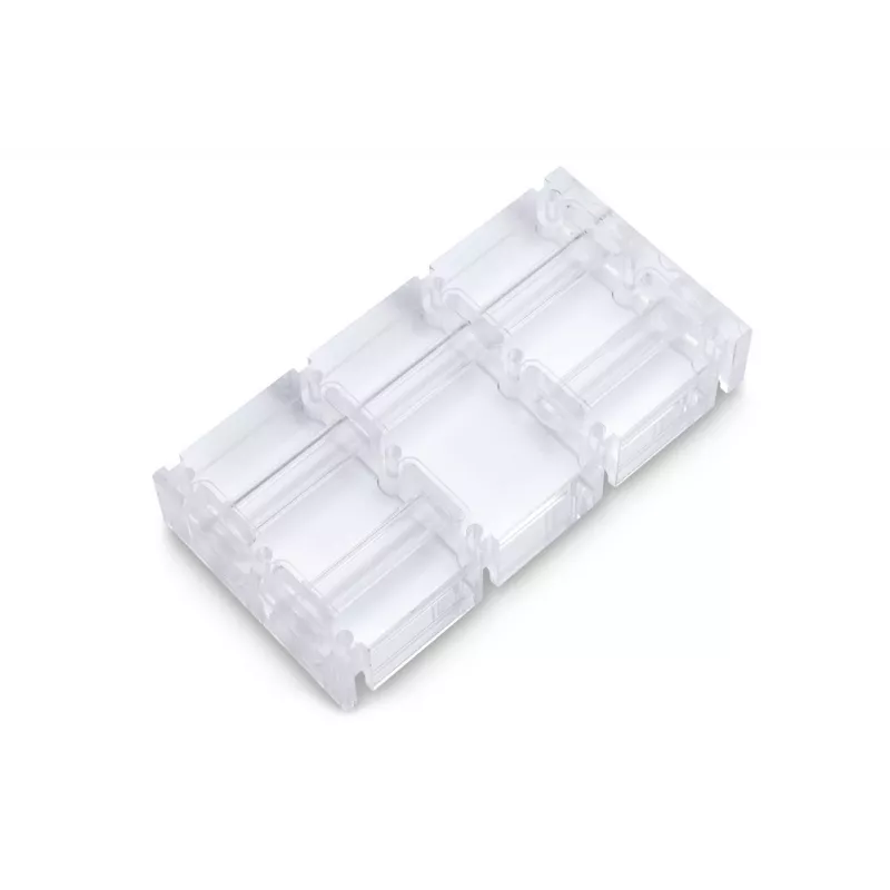 EK-Scalar Terminal Quad 2-Slot – plexi – prepojenie vodných blokov