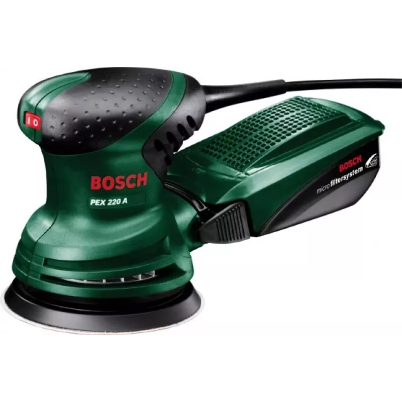 Bosch PEX 220 A excentrická brúska 24 000 OPM čierna, zelená