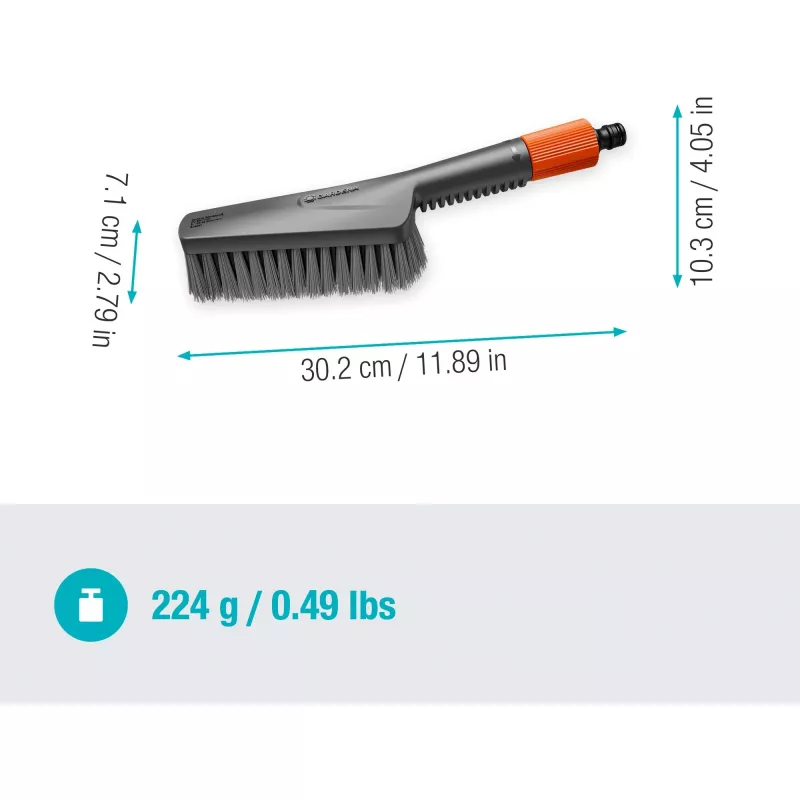 Gardena Cleansystem ručná kefa S soft, 18840-20