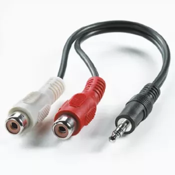 ROLINE audiokábel - RCA samica na stereo mini jack konektor samec