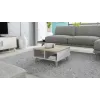 Cama LOTTA 60 konferenčný stolík biela/Sonoma dub