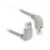 Sieťový kábel DeLOCK 85861 RJ-45 Cat6 0,5m sivý