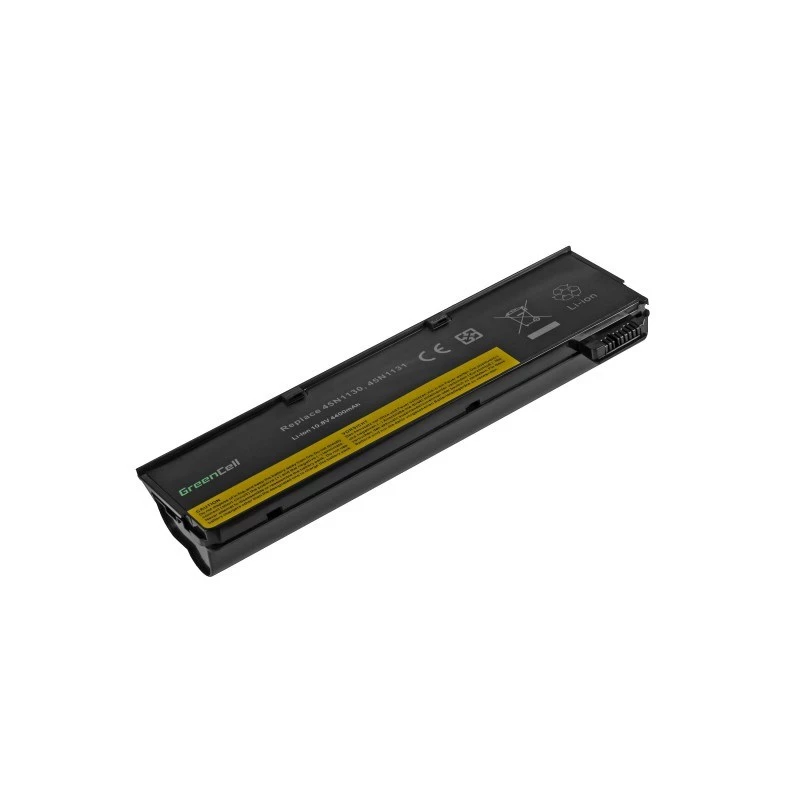 Batéria Green Cell LE57V2 pre Lenovo ThinkPad L450 T440 T450 X240 X250 — Li-Ion 4400 mAh, čierna
