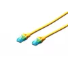 Digitus DK-1512-020/Y Ethernet patch kábel žltý