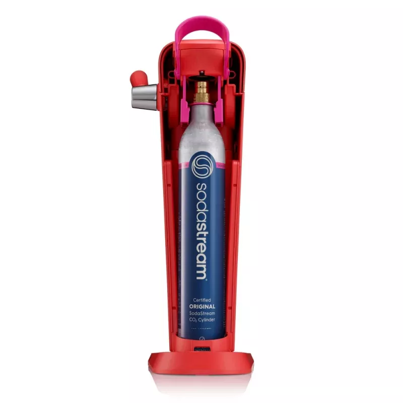 Výrobník sódy SodaStream Art Mandarínkovo červená 1L karbonizačná fľaša