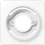 JUNG CD 537 WW - biela - JUNG - duroplast - 67 mm - 67 mm (CD537WW)