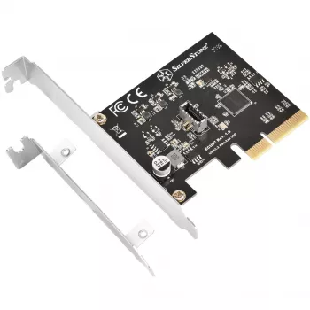SilverStone SST-ECU07 adaptérová karta PCIe 3.0 x4 USB 3.2 Gen 2x2, 1x interný USB-C, nízky profil