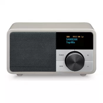 Stolové rádio Sangean DDR-7 Glacier Silver s digitálnym tunerom a Bluetooth