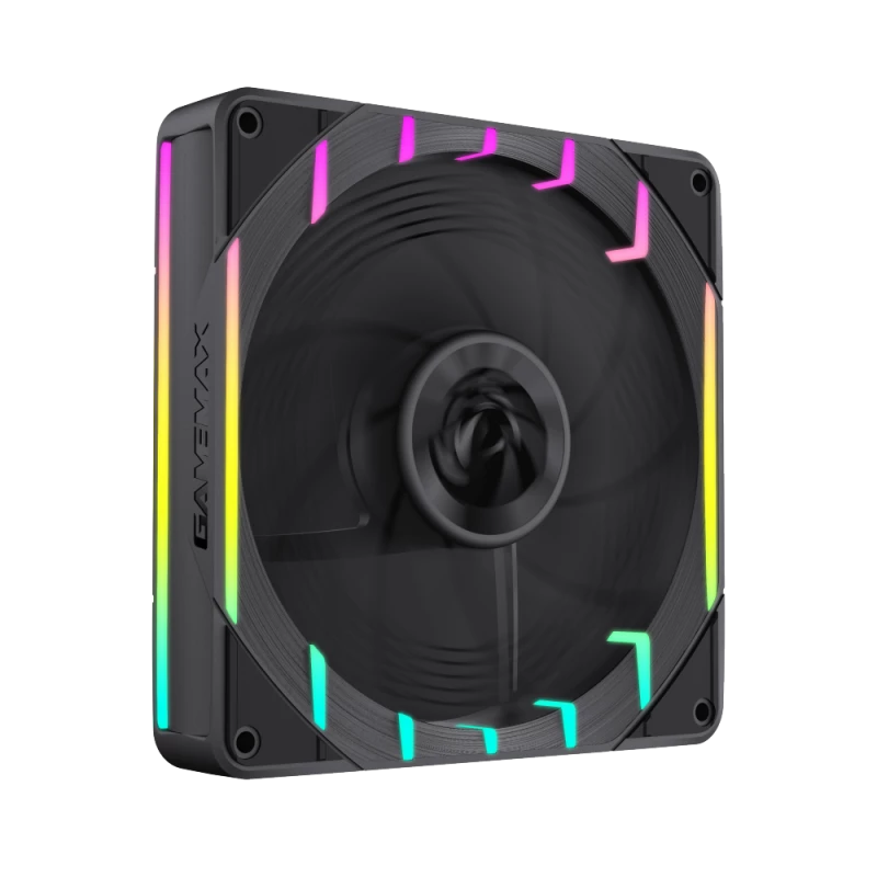 GAMEMAX TORNADO T14 ARGB-R 140mm skriňový ventilátor - čierny