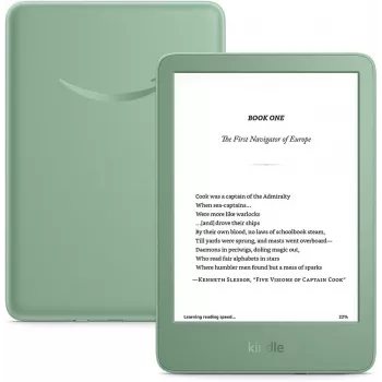 E-book čítačka Amazon Kindle 11. generácia 6 palcov 16 GB Wi‑Fi Matcha, USB-C, recyklovaný plast