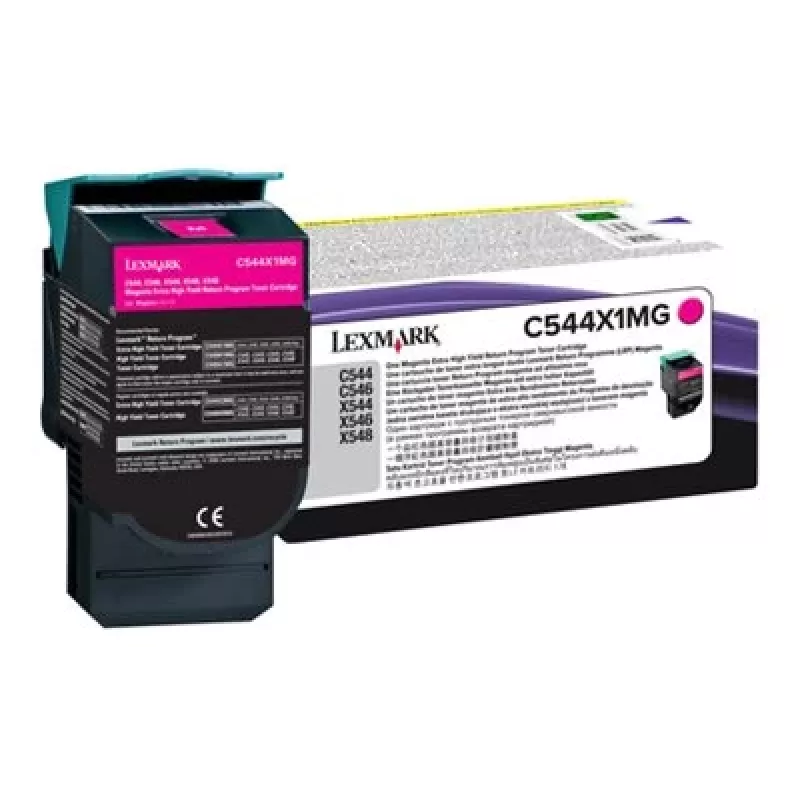 Lexmark C544X1MG tonerová kazeta pre C544/C546/X544/X546/X548, purpurová, 4000 strán