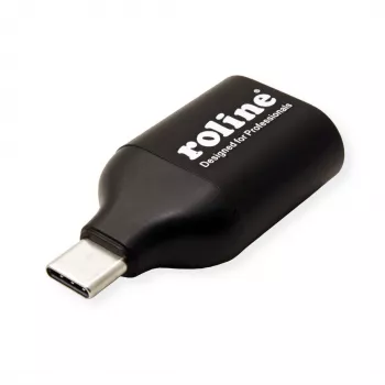 ROLINE 12.03.3228 USB grafický adaptér 1920 x 1080 pixelov čierny (12.03.3228)